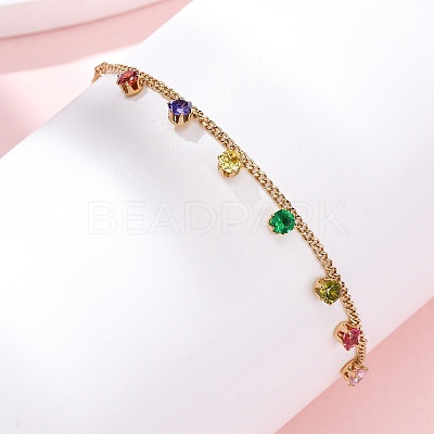 304 Stainless Steel Charm Bracelets LS-BJEW-A047-02G-1