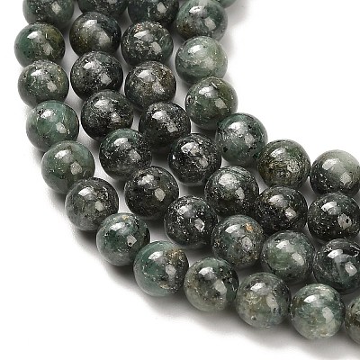 Natural Green Kyanite Beads Strands G-H335-B02-6mm-AB-1