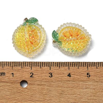 Fruit Transparent Epoxy Resin Decoden Cabochons CRES-I030-23C-1