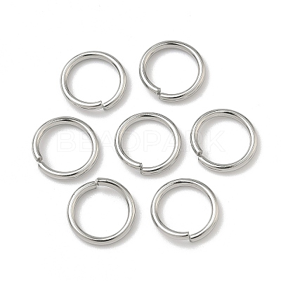 Tarnish Resistant 304 Stainless Steel Open Jump Rings STAS-E067-08-10mm-1