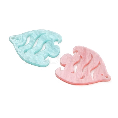 Opaque Acrylic Pendants AC-CBA2708-02-1