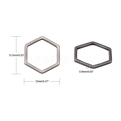Tarnish Resistant 304 Stainless Steel Linking Ring STAS-S079-26A-1