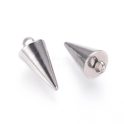 Tarnish Resistant 304 Stainless Steel Pendants STAS-G214-47P-02-1