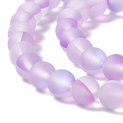 Synthetic Moonstone Beads Strands G-E573-01A-03-1