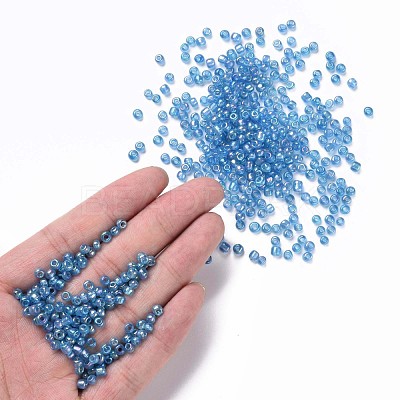 6/0 Round Glass Seed Beads SEED-US0003-4mm-163-1