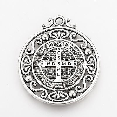 Tibetan Style Alloy Pendants LS-X-TIBEP-Q078-01AS-RS-1