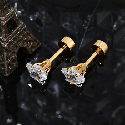 Star Glass Ear Fake Plugs EJEW-H105-23G-C-1