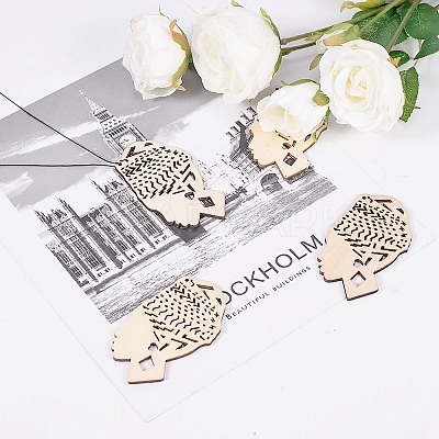 Undyed Wood Big Pendants WOOD-PH0008-35-1