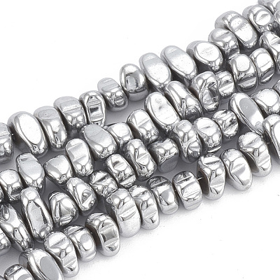 Electroplate Non-magnetic Synthetic Hematite Beads Strands X-G-T061-102O-1