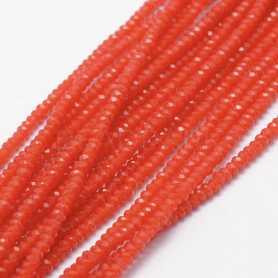 Opaque Glass Beads Strands LS-EGLA-J144-NB03-1