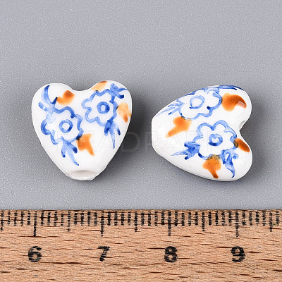 Handmade Porcelain Ceramic Beads PORC-T134-28B-1