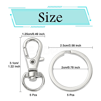 DIY Keychain Making Kit DIY-YW0007-67-1
