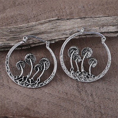 Alloy Hoop Earrings FS-WG4BE07-01-1-1
