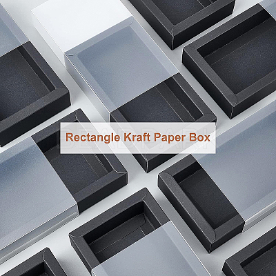 Rectangle Kraft Paper Box CON-WH0085-28A-01-1