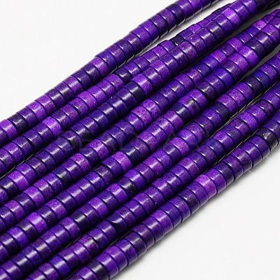Synthetic Turquoise Beads Strands TURQ-G110-5x3mm-03-1
