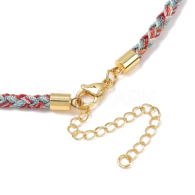 3.5MM Round Nylon Cotton Cord Necklace Making NJEW-C106-03G-12-1