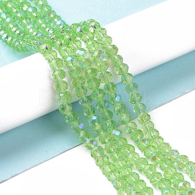 Electroplate Glass Beads Strands EGLA-A034-T4mm-L17-1