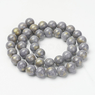 Natural Mashan Jade Beads Strands G-P232-01-A-8mm-1
