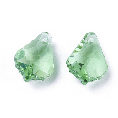 Faceted Glass Pendants GLAA-F068-C23-01-1