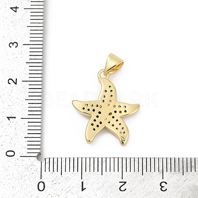 Brass Micro Pave Cubic Zirconia Pendants KK-D317-073G-1