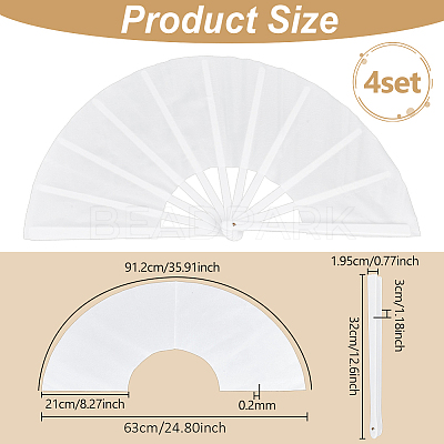 Cloth Hand Held Fan DIY-WH0579-95A-1