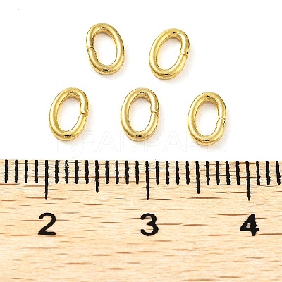 304 Stainless Steel Closed Jump Rings X-STAS-F221-46R-G-1