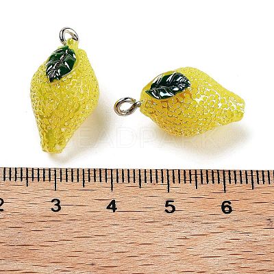 AB Color Resin Pendants RESI-C051-02F-P-1