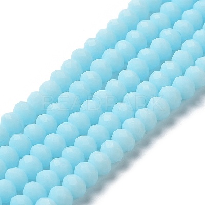 Glass Beads Strands EGLA-A034-P2mm-MD06-1