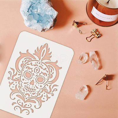 Plastic Reusable Drawing Painting Stencils Templates DIY-WH0202-358-1