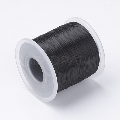 Japanese Flat Elastic Crystal String, Elastic Beading Thread, for Stretch  Bracelet Making, Black, 0.5mm, about 328.08 yards(300m)/roll