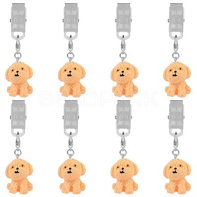 8Pcs Dog Resin Tablecloth Weights HJEW-SW00128-15-1