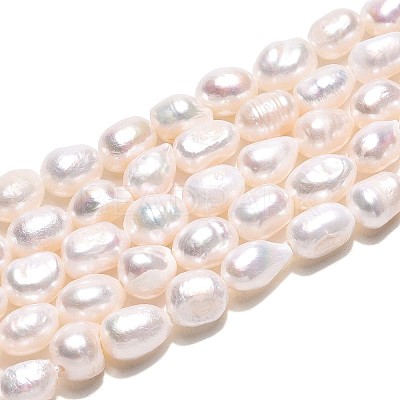 Natural Cultured Freshwater Pearl Beads Strands PEAR-N014-06I-01-1