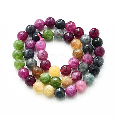 Natural Quartz Beads Strands G-N355-8mm-35-1