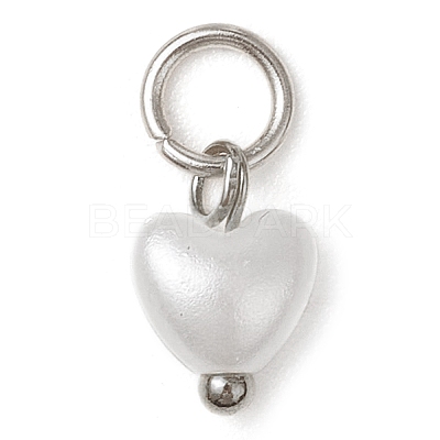 ABS Imitation Pearl Charms PALLOY-JF03222-01-1