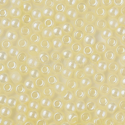 6/0 Imitation Jade Glass Seed Beads SEED-N004-006-12-1
