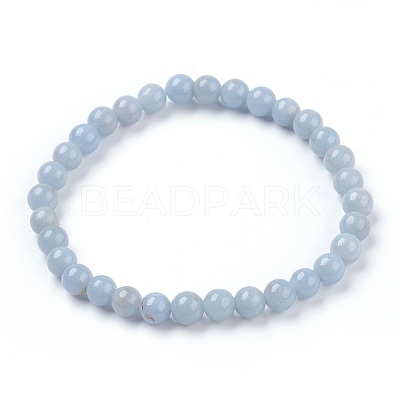Natural Gemstone Stretch Bracelets BJEW-JB03738-1