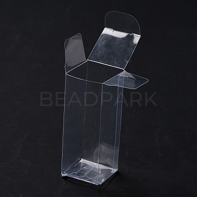 Rectangle Transparent Plastic PVC Box Gift Packaging CON-F013-01A-1