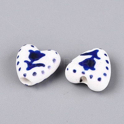 Handmade Porcelain Beads PORC-Q005-10A-1