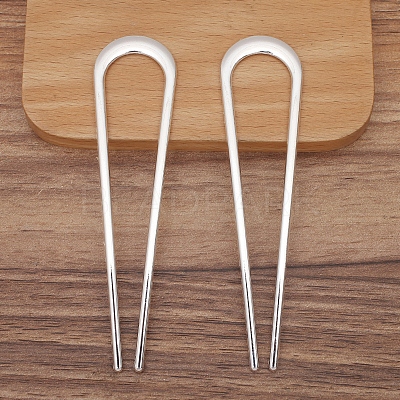Alloy U-shaped Hair Forks PW-WGBD216-01-1