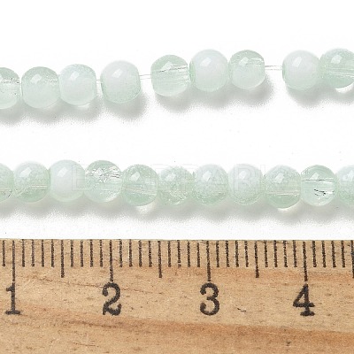 Crackle Glass Beads Strands GLAA-U001-4mm-01-1