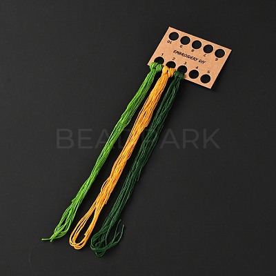 DIY Transparent Fabric Embroidery Kits DIY-K032-78D-1
