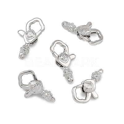 SHEGRACE Brass Lobster Claw Clasps XGRQ58067-766P-1