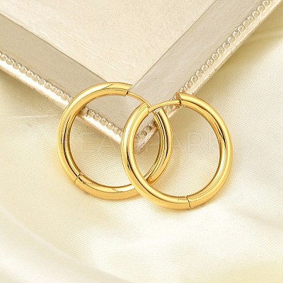 PVD Vacuum Plating 304 Stainless Steel Huggie Hoop Earrings for Women EJEW-F280-07I-G-1