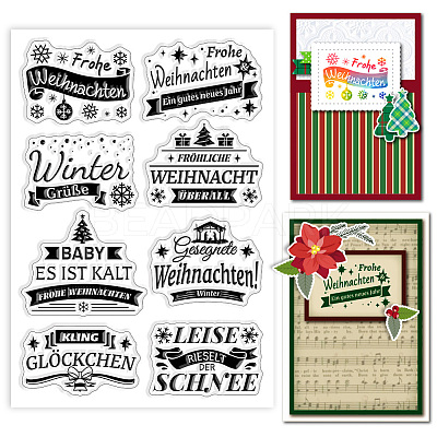 Custom Summer Theme PVC Plastic Clear Stamps DIY-WH0631-0445-1