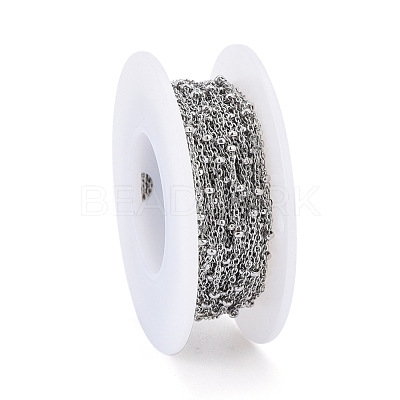 Tarnish Resistant 304 Stainless Steel Cable Chains CHS-F011-14A-P-1