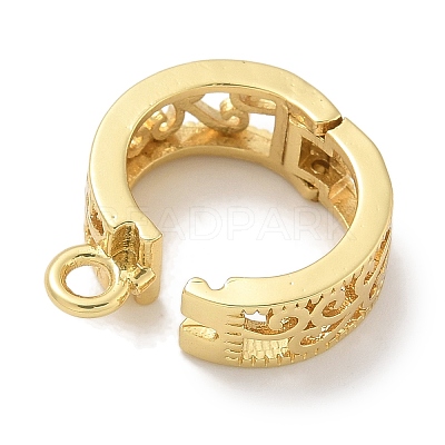 Rack Plating Brass Enhancer Shortener Bails KK-L224-020G-1