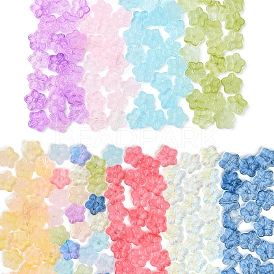 30Pcs Baking Paint Glass Beads GLAA-FS0001-97H-1