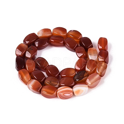 Natural Agate Beads Strands G-Q604-02A-10-1