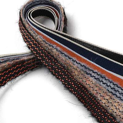 18 Yards 6 Styles Polyester Ribbon SRIB-Q022-E02-1