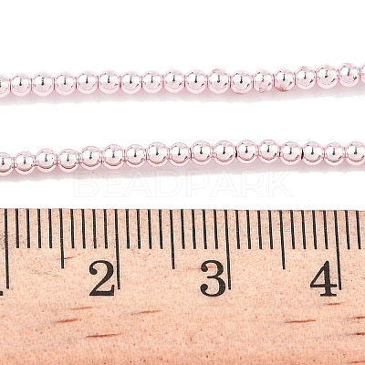 Electroplated Synthetic Non-magnetic Hematite Beads Strands G-A263-J01-01-1